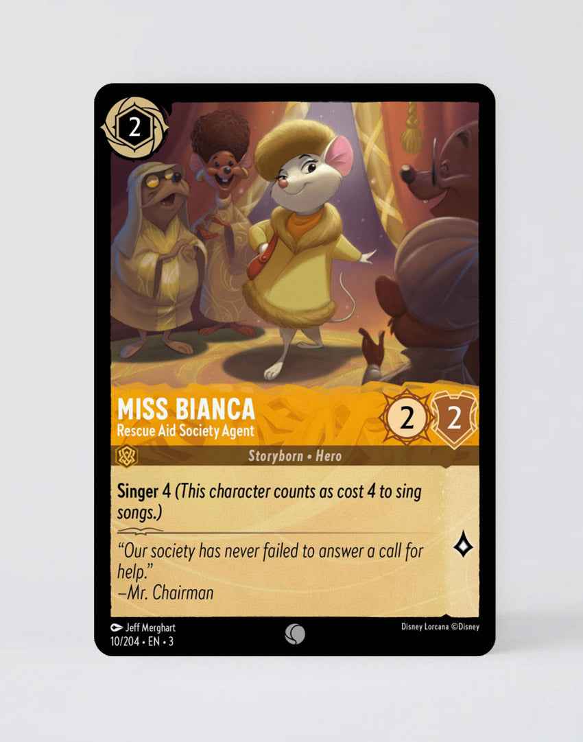 Miss Bianca - Rescue Aid Society Agent