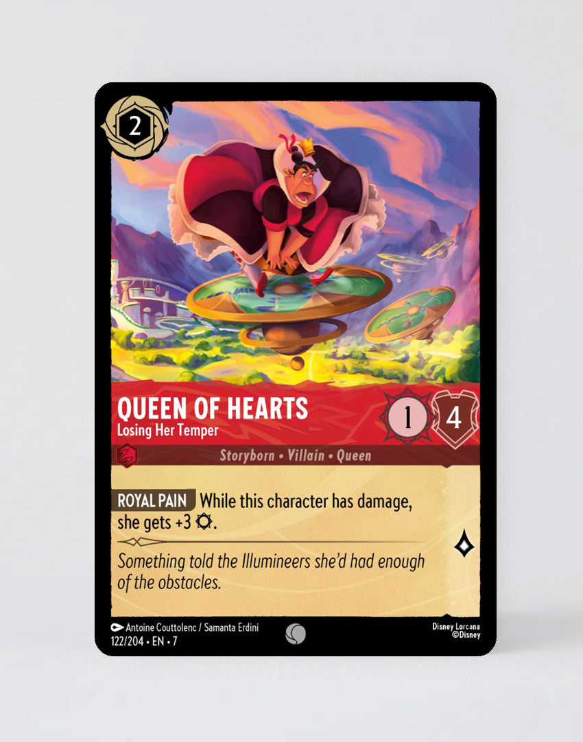 Queen of Hearts - Losing Her Temper - FOIL