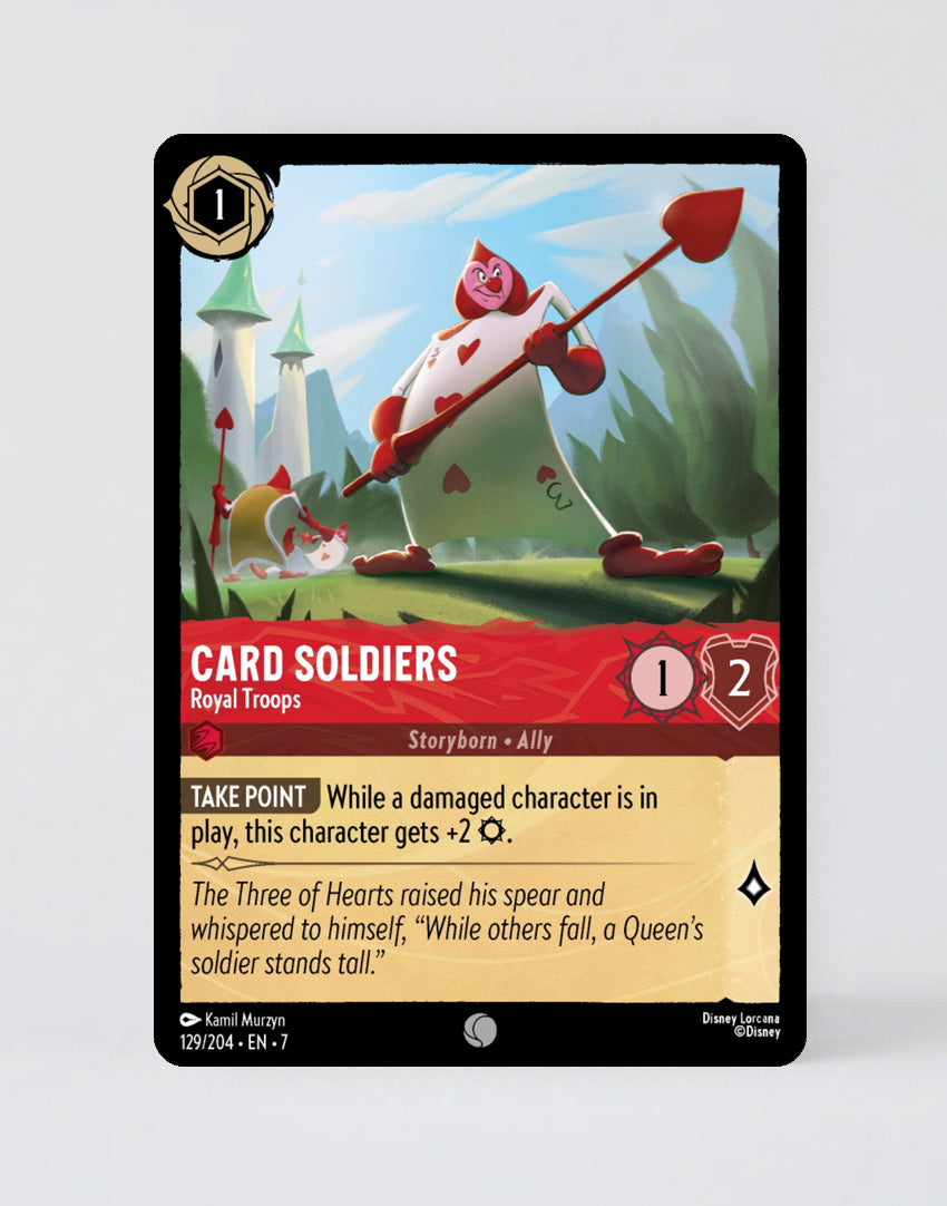 Card Soldiers - Royal Troops