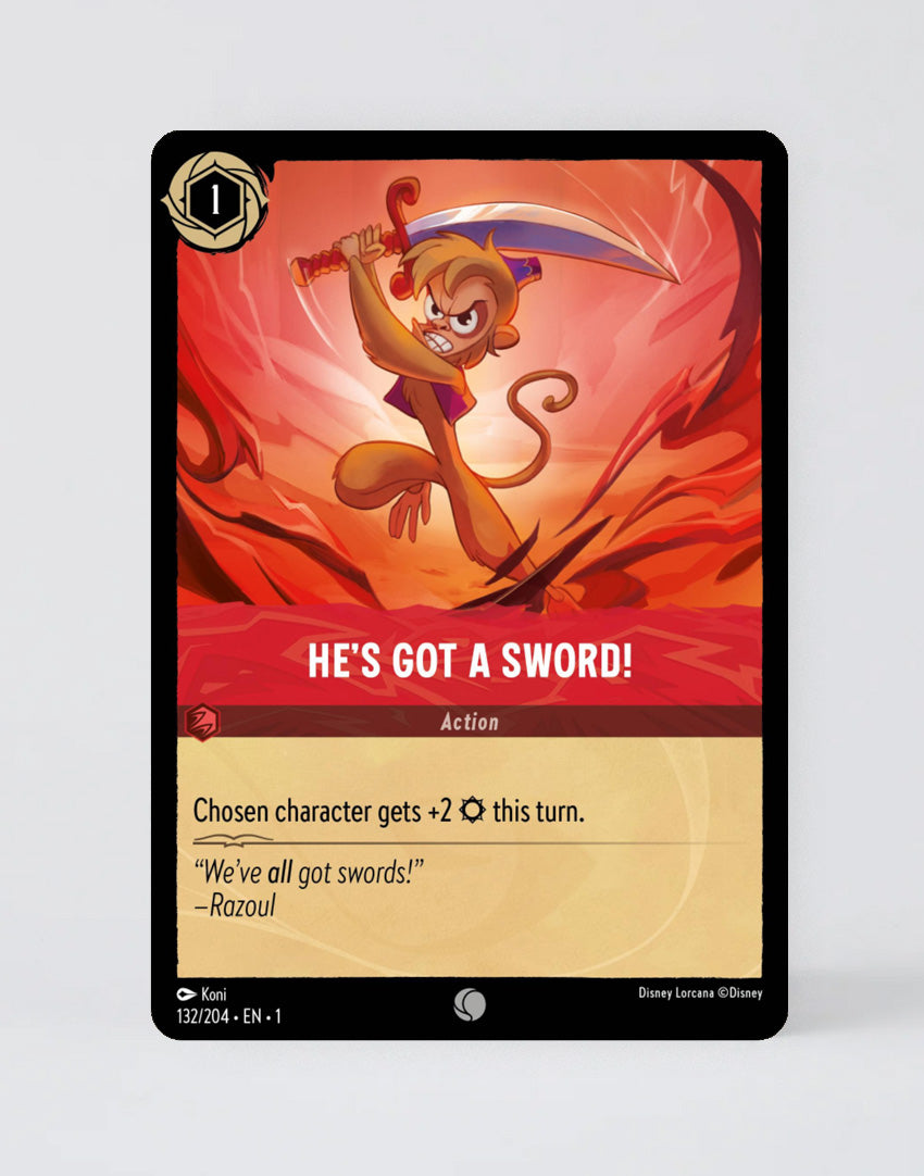 He's Got a Sword!