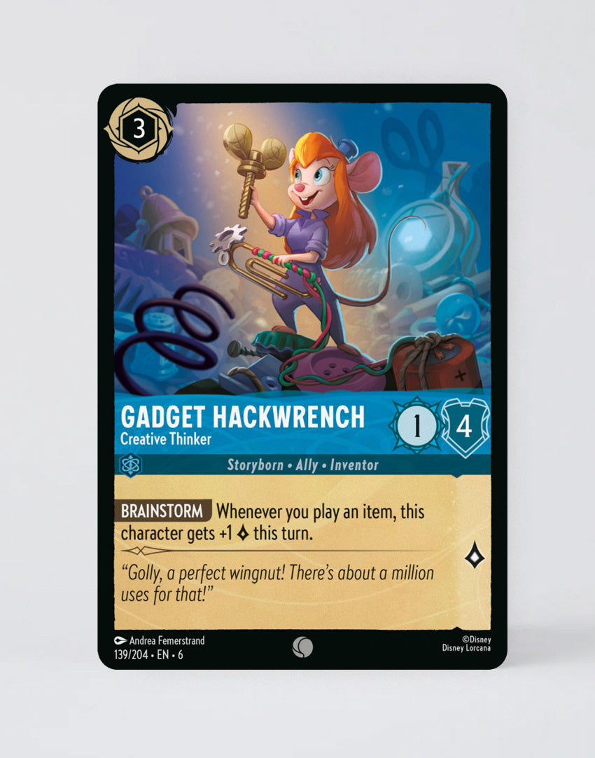 Gadget Hackwrench - Creative Thinker
