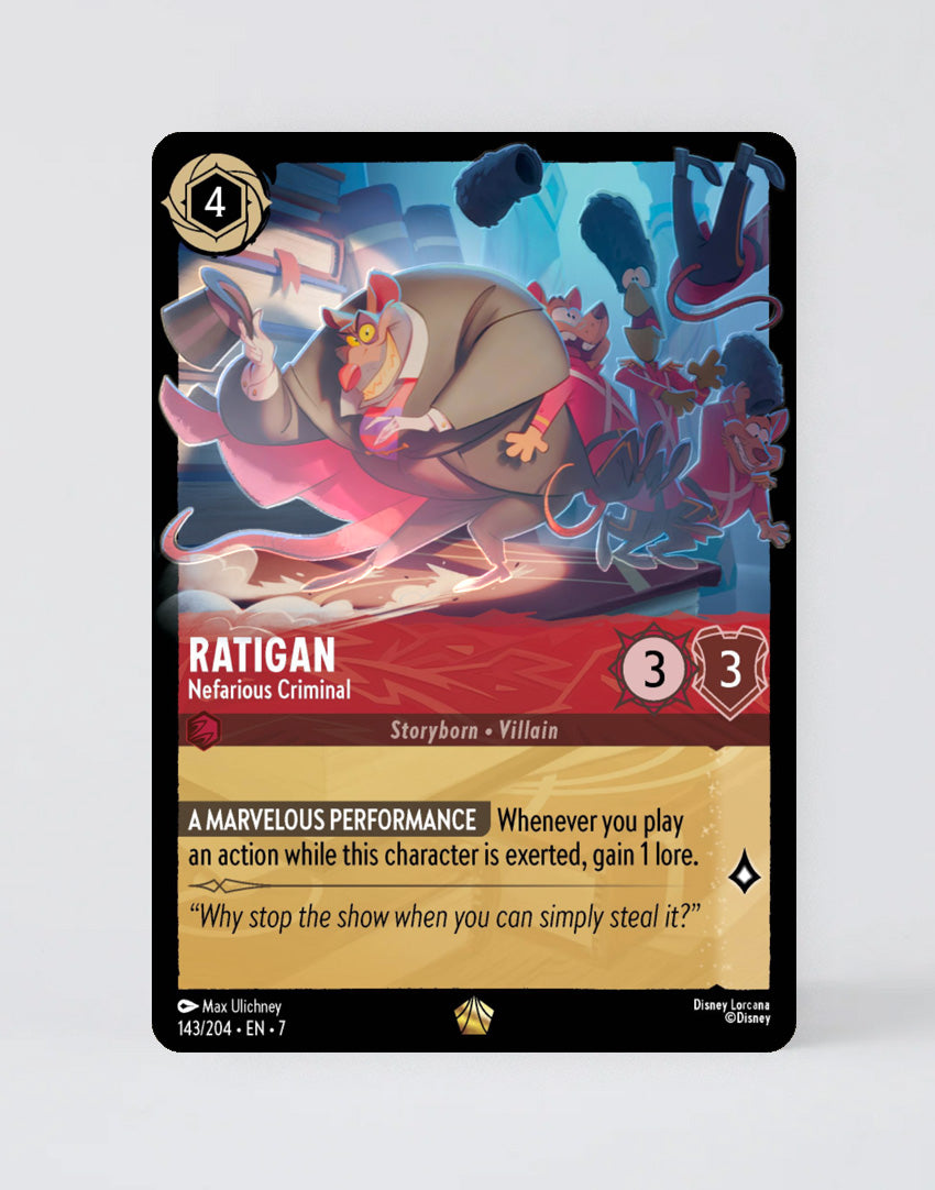 Ratigan - Nefarious Criminal - FOIL