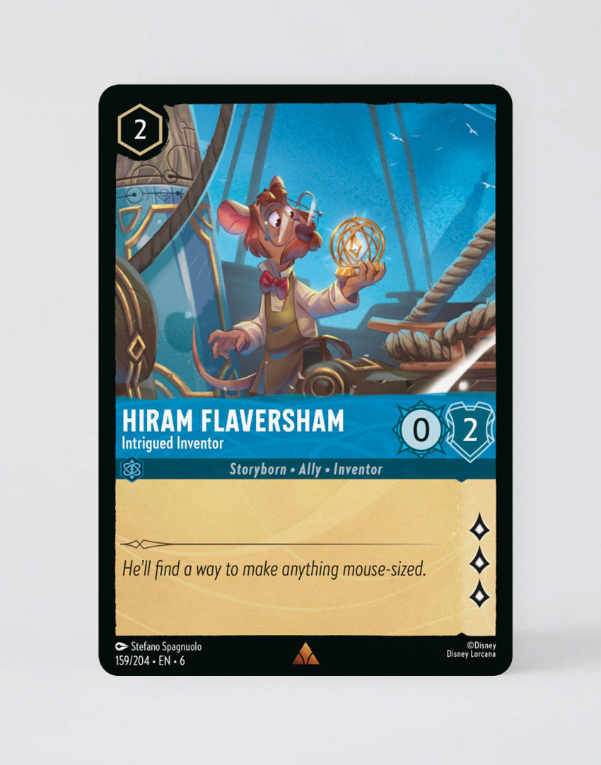 Hiram Flaversham - Intrigued Inventor