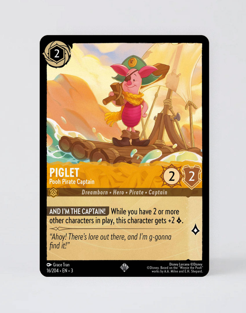 Piglet - Pooh Pirate Captain