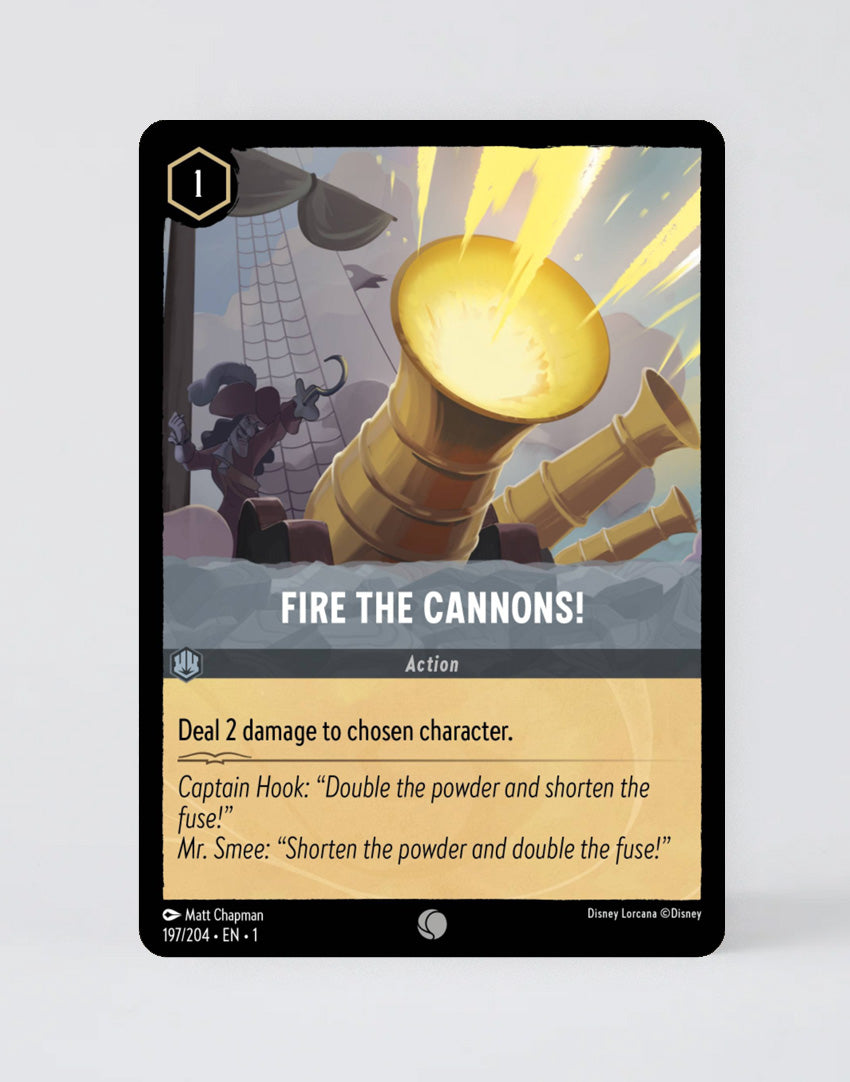 Fire the Cannons!