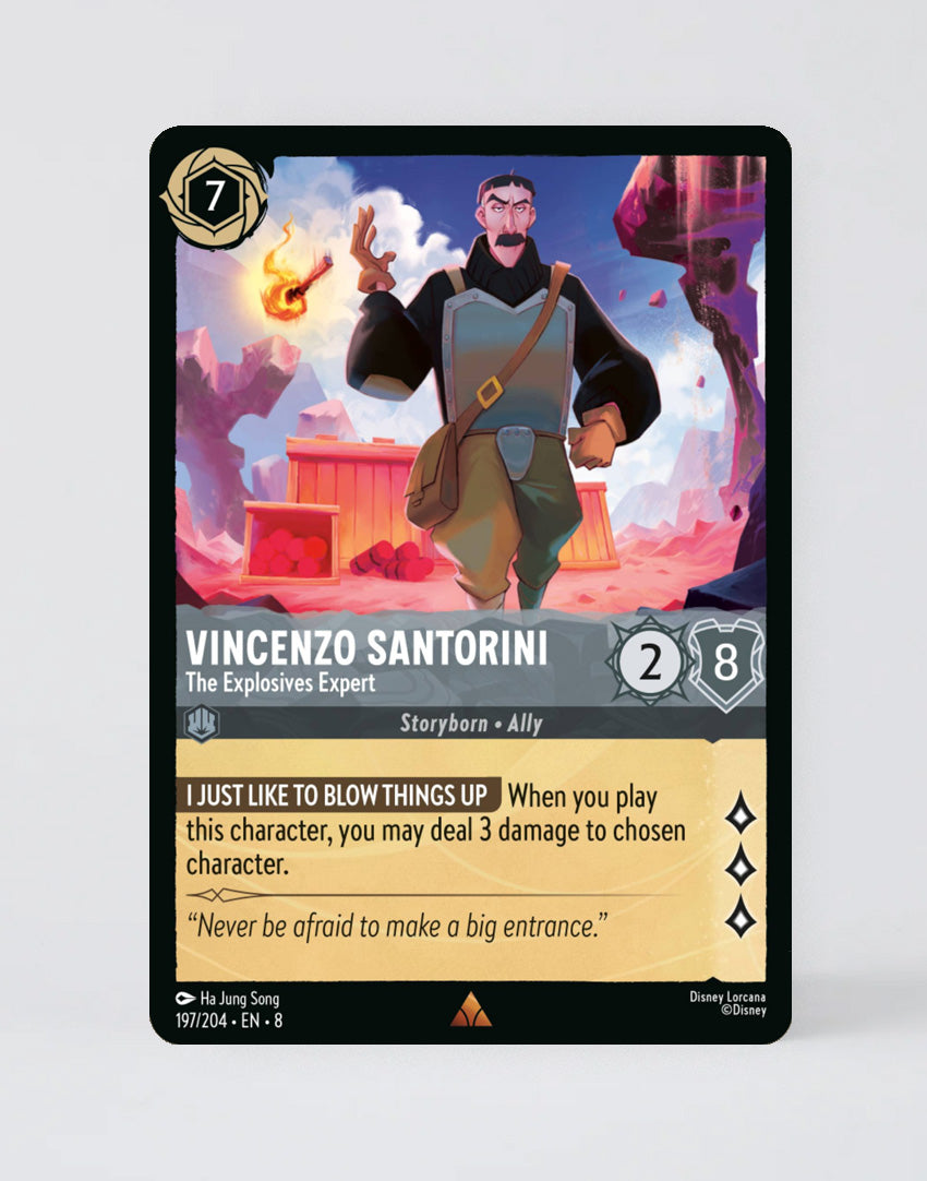 Vincenzo Santorini - The Explosives Expert