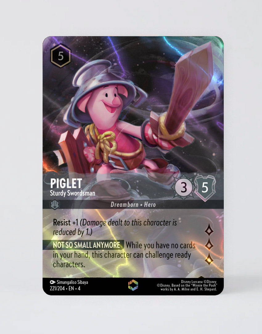 Piglet - Sturdy Swordsman - ENCHANTED