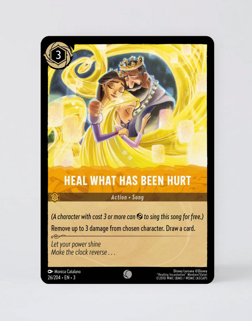 Heal What Has Been Hurt