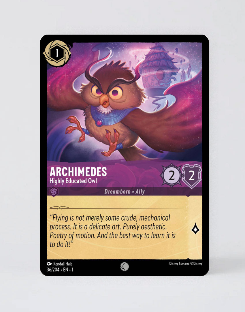 Archimedes - Highly Educated Owl - FOIL