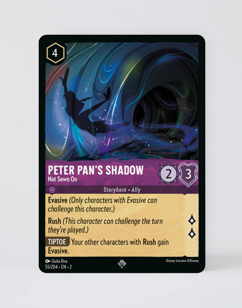 Peter Pan's Shadow - Not Sewn On