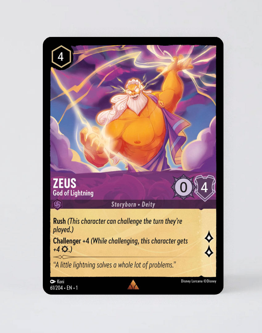 Zeus - God of Lightning