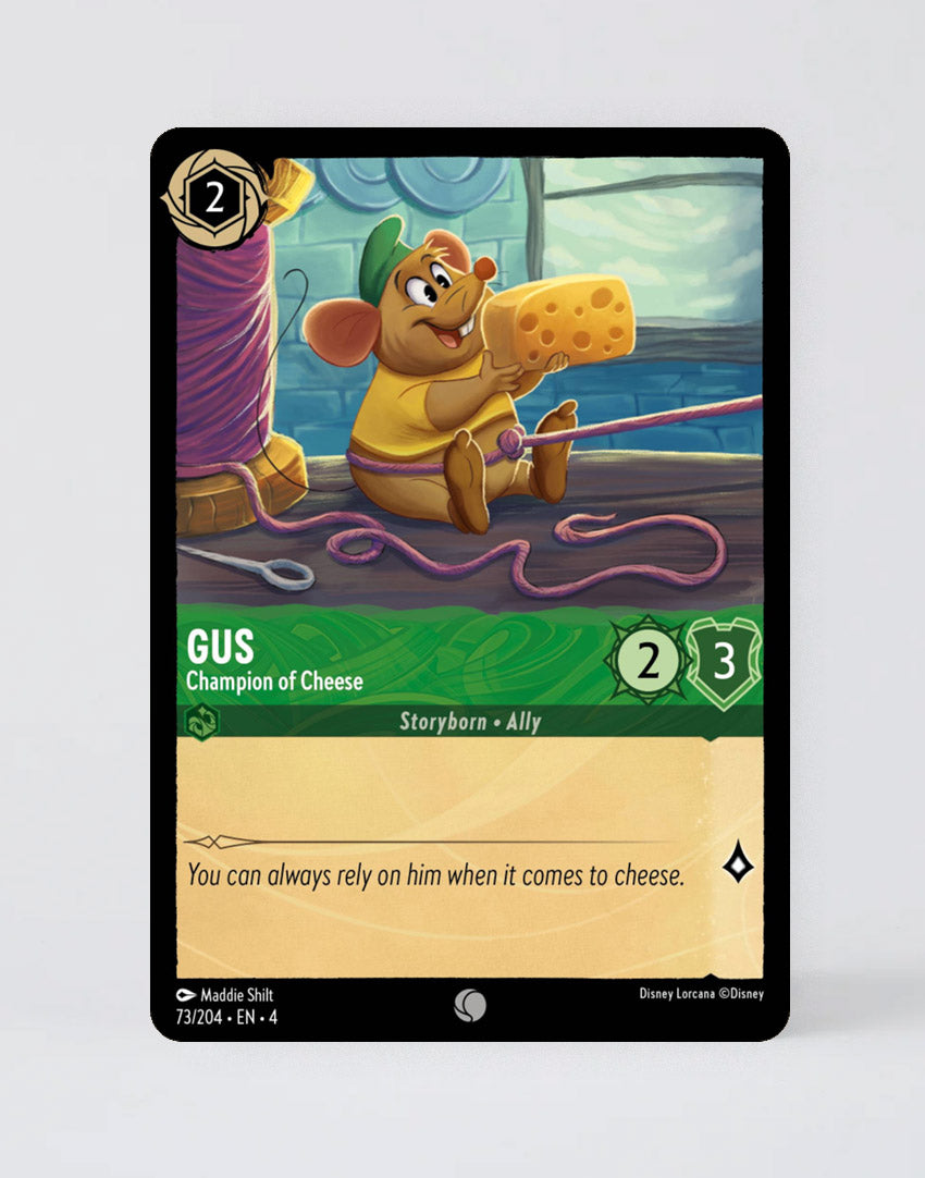 Gus - Champion of Cheese