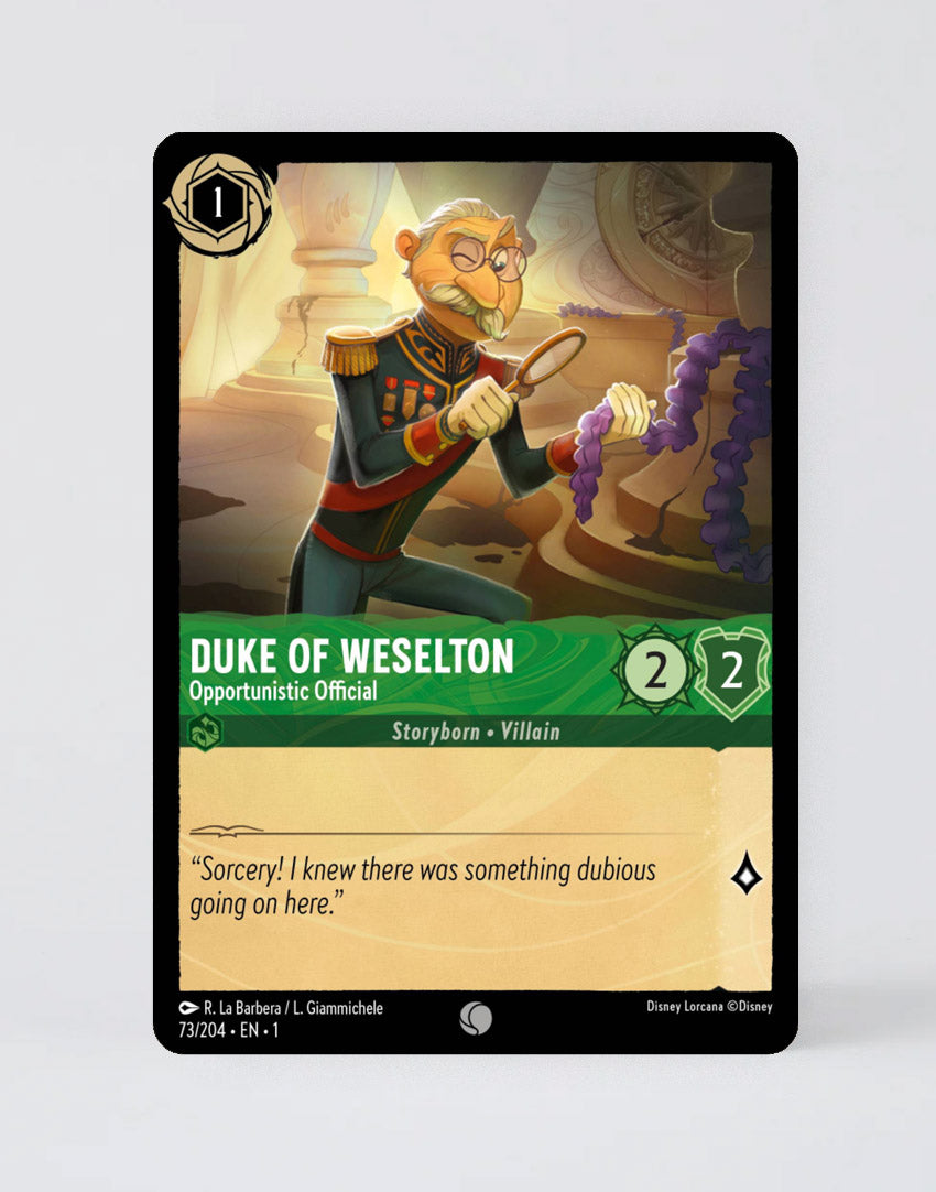 Duke of Weselton - Opportunistic Official