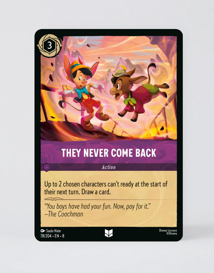 They Never Come Back