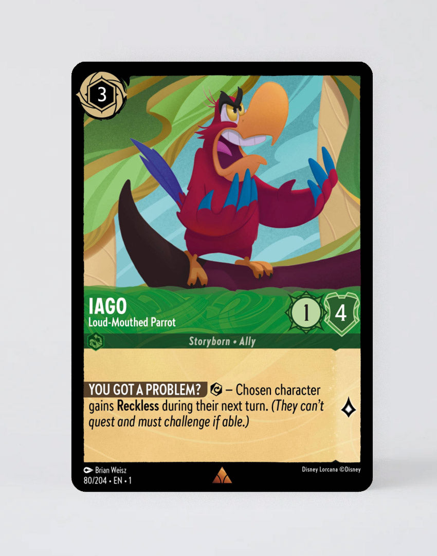 Iago - Loud‐Mouthed Parrot