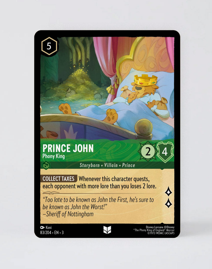 Prince John - Phony King