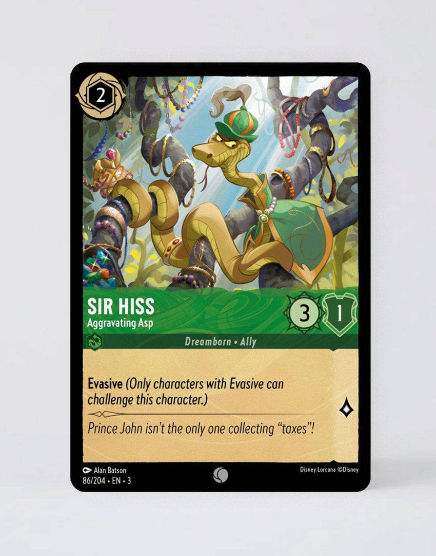Sir Hiss - Aggravating Asp - FOIL
