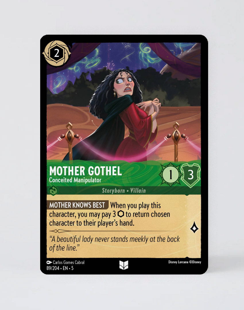 Mother Gothel - Conceited Manipulator