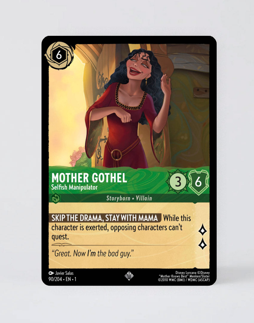 Mother Gothel - Selfish Manipulator