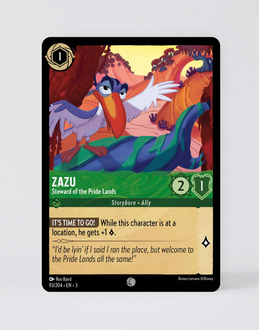 Zazu - Steward of the Pride Lands