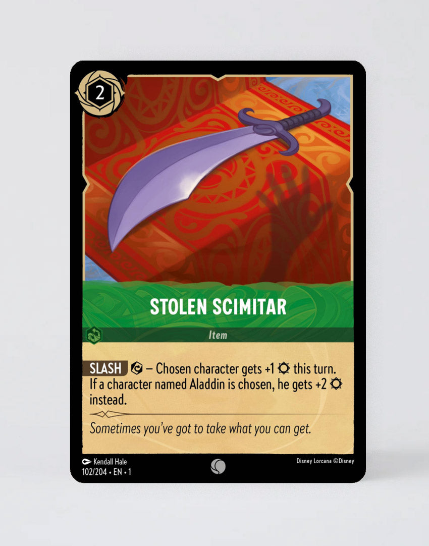 Stolen Scimitar - FOIL