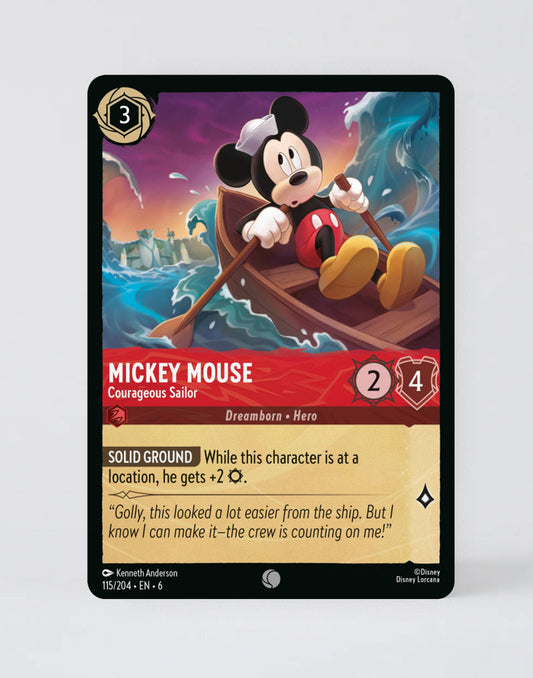 Mickey Mouse - Courageous Sailor