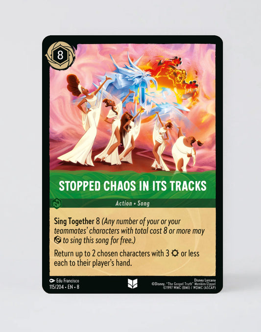 Stopped Chaos in Its Tracks