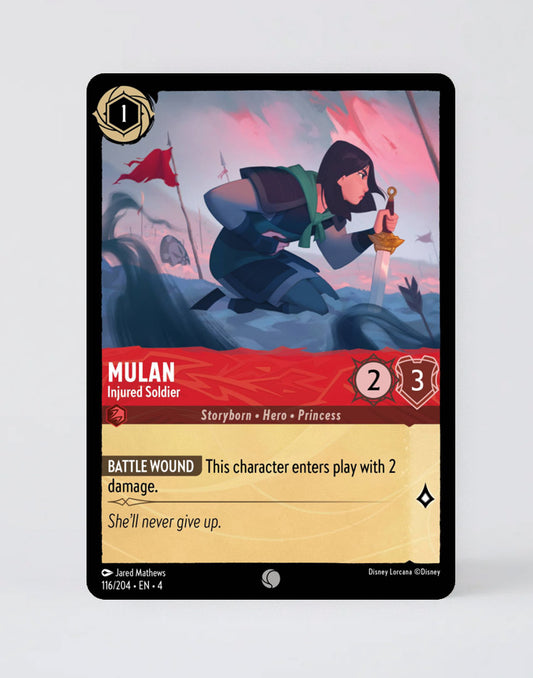 Mulan - Injured Soldier - FOIL