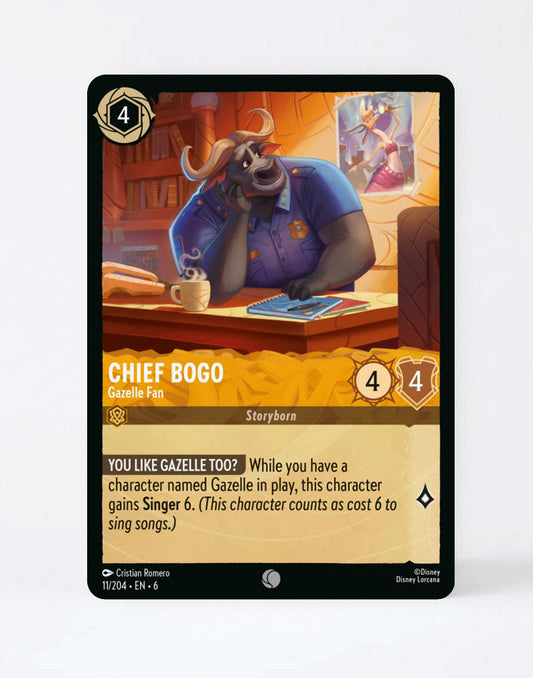 Chief Bogo - Gazelle Fan - FOIL