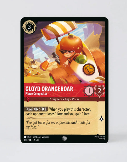 Gloyd Orangeboar - Fierce Competitor
