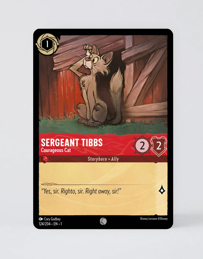 Sergeant Tibbs - Courageous Cat