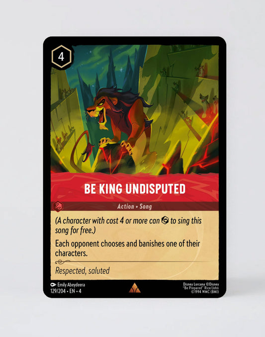 Be King Undisputed