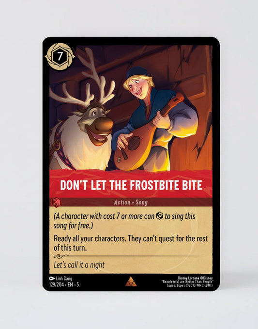 Don't Let The Frostbite Bite