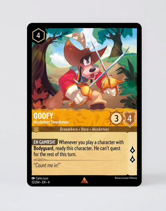 Goofy - Musketeer Swordsman