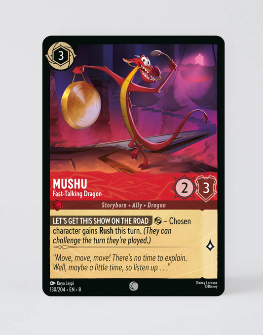 Mushu - Fast‐Talking Dragon