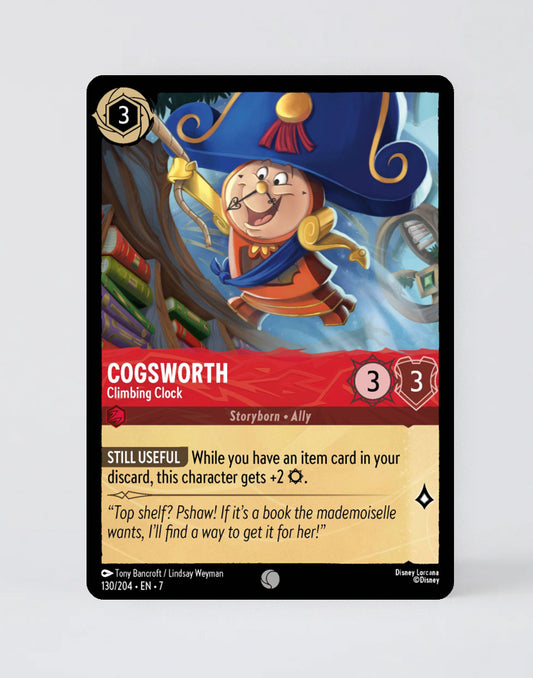 Cogsworth - Climbing Clock - FOIL