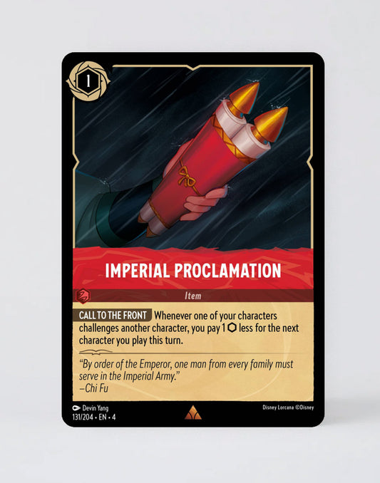 Imperial Proclamation - FOIL