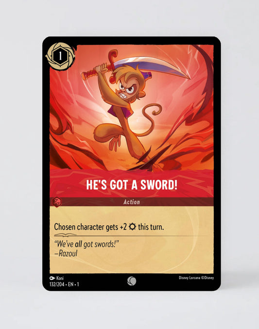 He's Got a Sword!