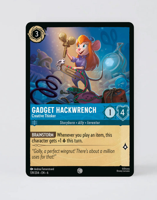 Gadget Hackwrench - Creative Thinker