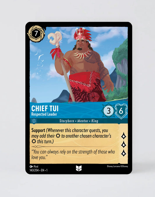 Chief Tui - Respected Leader