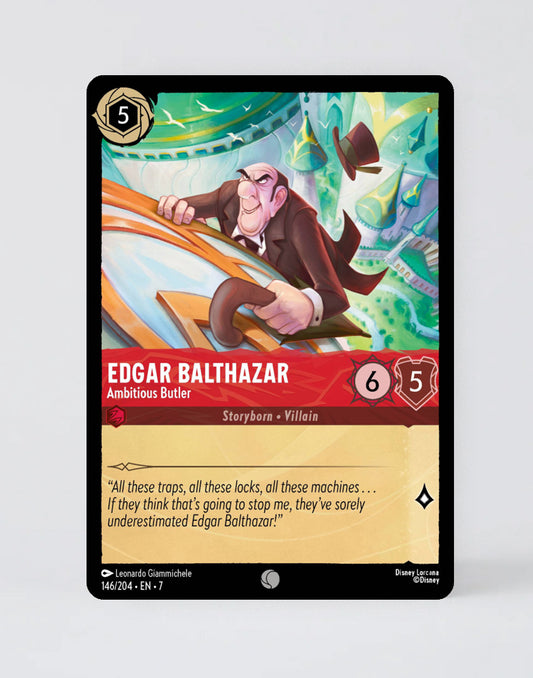 Edgar Balthazar - Ambitious Butler - FOIL