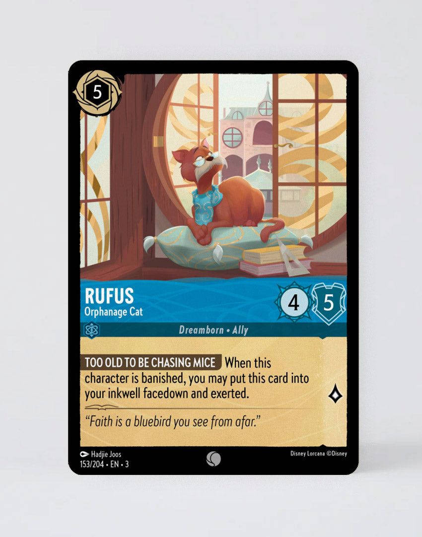 Rufus - Orphanage Cat - FOIL