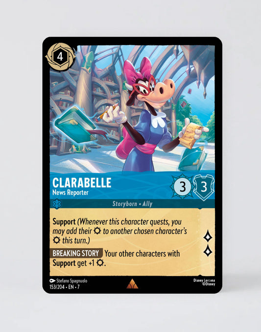 Clarabelle - News Reporter - FOIL