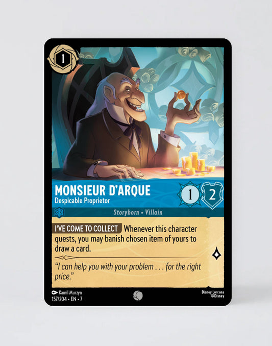 Monsieur D'Arque - Despicable Proprietor - FOIL