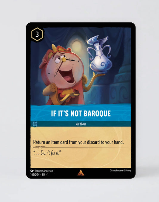 If it's Not Baroque