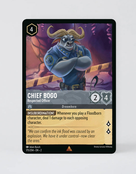 Chief Bogo - Respected Officer