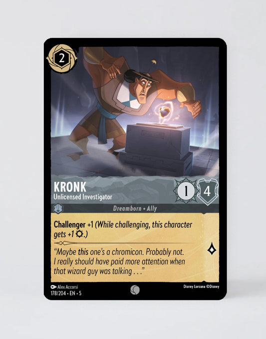 Kronk - Unlicensed Investigator