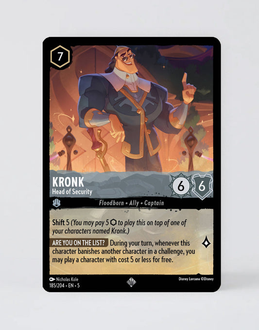 Kronk - Head of Security