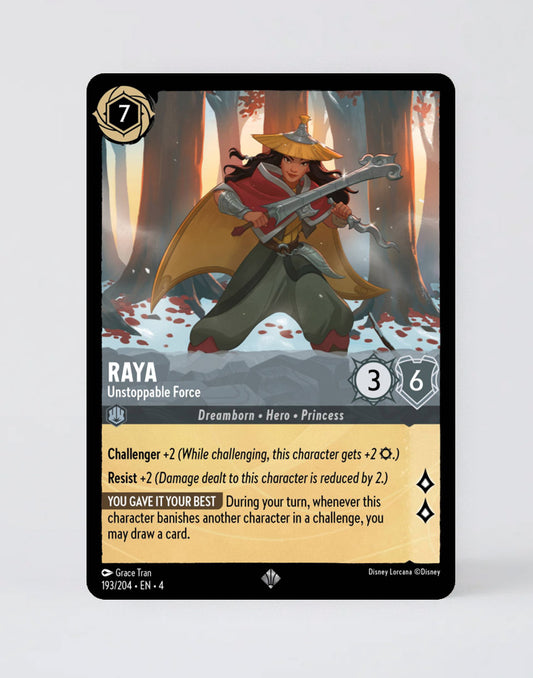 Raya - Unstoppable Force - FOIL