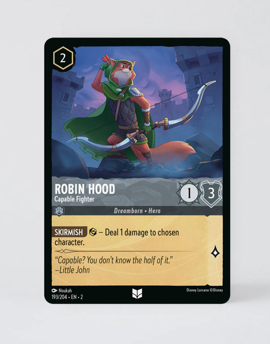 Robin Hood - Capable Fighter